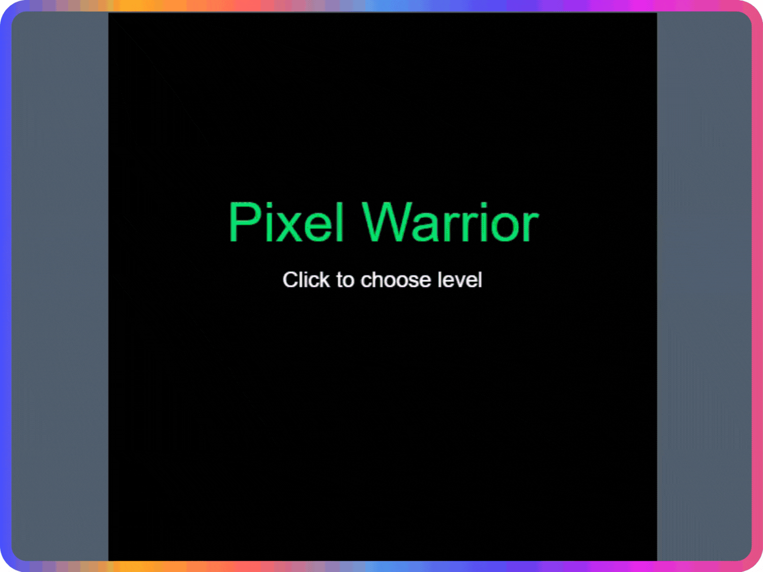 Pixel Warrior